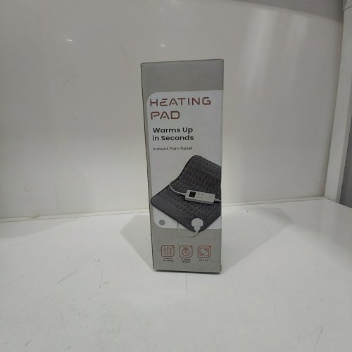 ELECTRIC HEATING PAD WITH 6 HEAT SETTINGS AND TIMER - 12" X 24" - GREY image 3