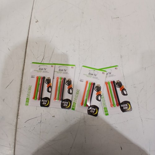 4(4PK) NITE IZE GEAR TIE REUSABLE RUBBER TWIST TIES - MULTICOLOR (MODEL: G3-4PK-A1) image 3