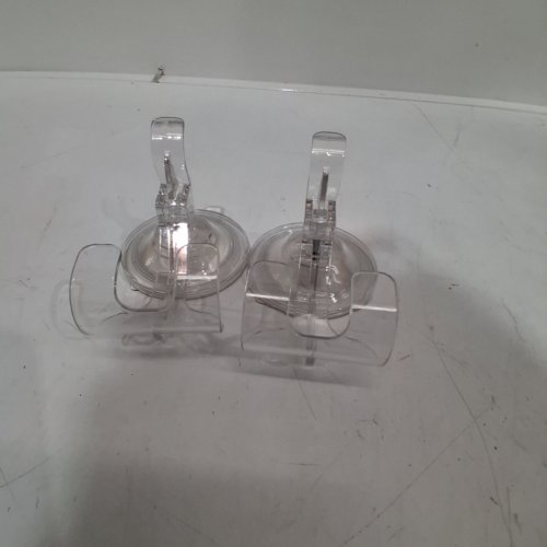 2PK SUCTION HOOKS - CLEAR image 2