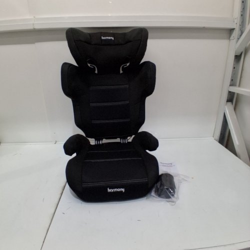 HARMONY 2-IN-1 DREAMTIME ELITE HIGH-BACK BOOSTER CAR SEAT WITH CUP HOLDER - 40 -110LBS - BLACK (MODEL: 0303029BLK) image 3
