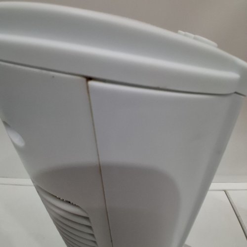 MAINSTAYS SHORT OSCILLATING TOWER FAN WITH 2 SPEEDS AND TIMER SETTINGS - 15" - WHITE (MODEL: TF151202) image 5