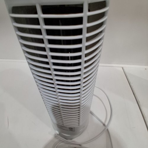 MAINSTAYS SHORT OSCILLATING TOWER FAN WITH 2 SPEEDS AND TIMER SETTINGS - 15" - WHITE (MODEL: TF151202) image 8