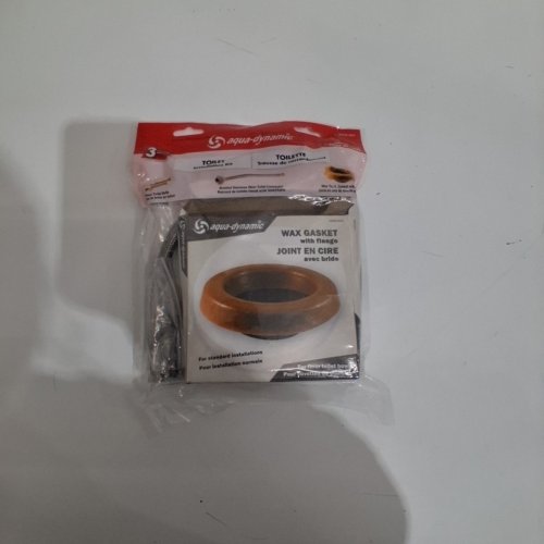 AQUA-DYNAMIC WAX TOILET GASKET WITH FLANGE INSTALLATION KIT- 12" SUPPLY LINE (MODEL: 3270-001) image 2