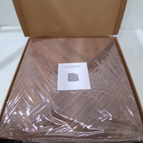 6PK FLUXYNARA ART ACOUSTIC PANELS -2FT X 2FT - BROWN WOOD-GRAIN image 2