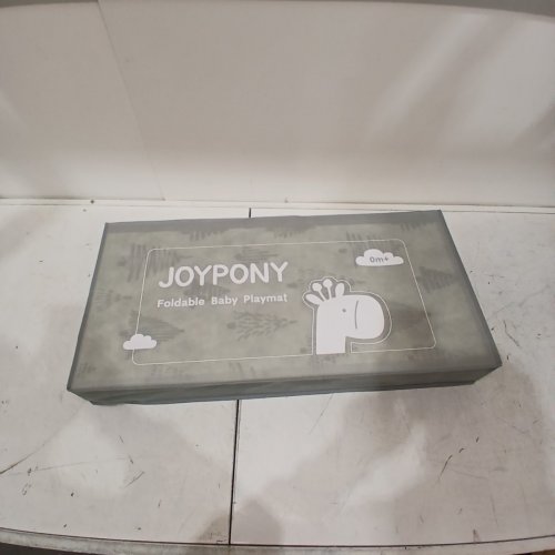 JOYPONY BABY FOLDING PLAYMAT - 50" X 50" - FORREST/ANIMALS/GREEN/WHITE image 5