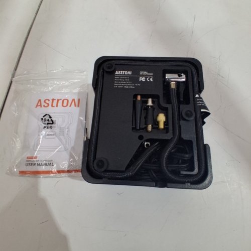 ASTROAI PORTABLE AIR COMPRESSOR - 12V/150PSI - BLACK/YELLOW (MODEL: JY21P160-12) image 5