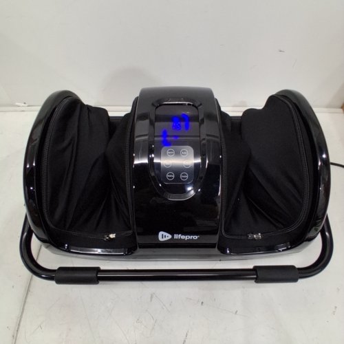 LIFEPRO RELAXATILT X FOOT MASSAGER WITH HEAT - BLACK/BLUE (MODEL: LP-RLXTX-BLK) image 2