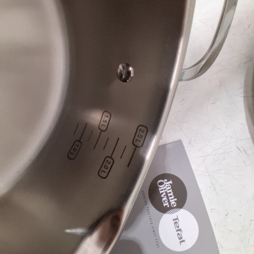 JAMIE OLIVER TEFAL STAINLESS STEEL STEWING POT - 7" image 4