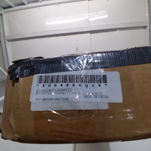 RETRACTABLE TRUNK SHIELDING SHADE CARGO COVER - 56" - BLACK image 3