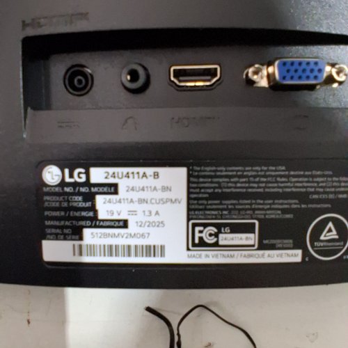 LG MONITOR U4 - 120HZ - 22" - BLACK (MODEL: 22U403A) image 6