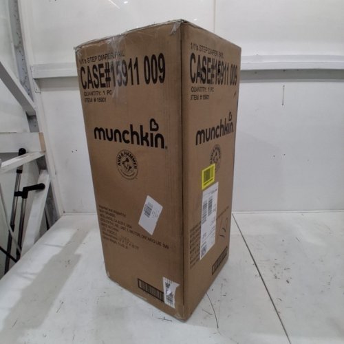 MUNCHKIN STEP DIAPER PAIL POWERED BY ARM & HAMMER - WHITE - (MODEL: 15901) image 7