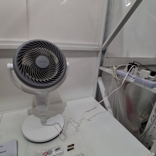 PELONIS AEROFAN 2-IN-1 PEDESTAL & TABLE FAN - AIRFLOW ACROSS 225 SQ. FT- 23 DBA - WHITE (MODEL: PSFAS07R5AWMC) image 2