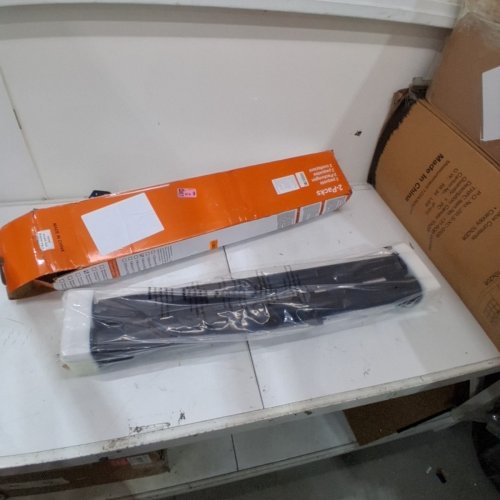 2PK DEARLOMUM RETRACTABLE MESH SAFETY GATE - 33" X 55" - BLACK - (MODEL SH20.006D) image 2