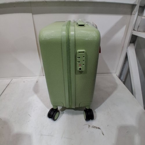 HANKE LUGGAGE SUITCASE WITH SPINNER WHEELS AND TSA LOCK - 16" - BAMBOO GREEN (MODEL: KH9821) image 5