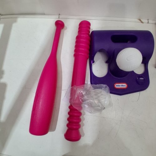 LITTLE TIKES TOTSPORTS T-BALL SET WITH 5 BALLS - PINK/PURPLE (MODEL: 642760) image 3