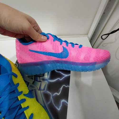 MEN'S NIKE JA 3 X KOOL AID BASKETBALL SHOES - 12 - LEMON VENOM / LIGHT GREEN SPARK / PINK BEAM / LIGHT PHOTO BLUE (STYLE: IW1159-700) image 8