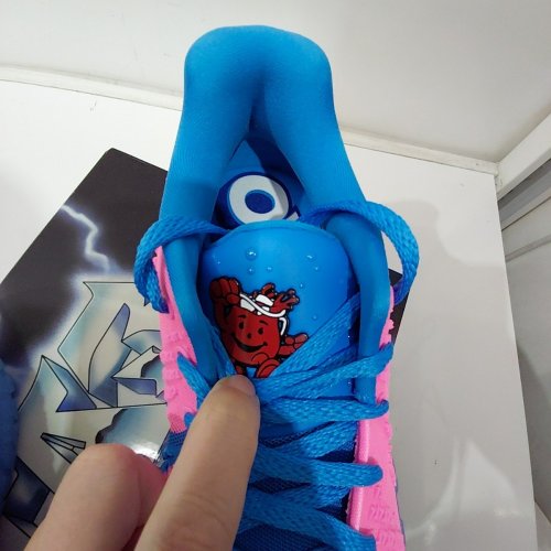 MEN'S NIKE JA 3 X KOOL AID BASKETBALL SHOES - 12 - LEMON VENOM / LIGHT GREEN SPARK / PINK BEAM / LIGHT PHOTO BLUE (STYLE: IW1159-700) image 10