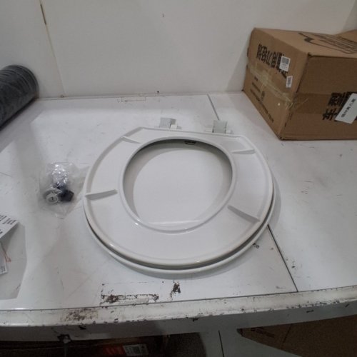 BEMIS ECONOMY PLASTIC TOILET SEAT - ROUND - WHITE (MODEL: 730SLEC 000) image 2