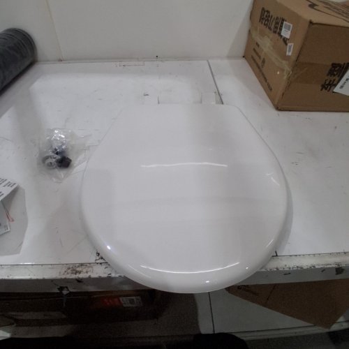 BEMIS ECONOMY PLASTIC TOILET SEAT - ROUND - WHITE (MODEL: 730SLEC 000) image 3