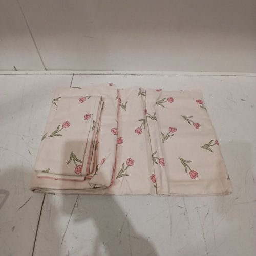3PC JOLUSERE ROSE DUVET COVER AND SHAMS - QUEEN- WHITE/PINK image 3