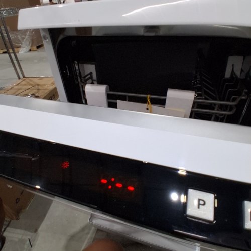 HAMILTON BEACH PORTABLE DISHWASHER WITH WHEELS - 5 CU. FT- WHITE (MODEL: HBDW1922) image 2