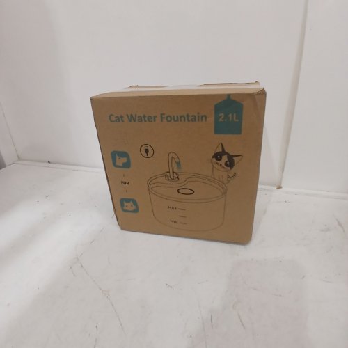 MISFANS CAT WATER FOUNTAIN WITH ULTRA-QUIET PUMP - 2.1L - BLACK image 5