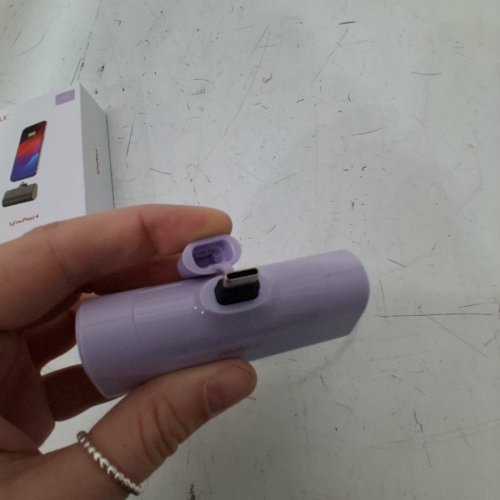 IWALK LINKPOD 4PRO PORTABLE POWER BANK USB-C CHARGER - FOR MOST SMART DEVICES - 20W - PURPLE - (MODEL: LPB4500C) image 3