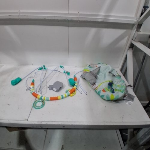 BABY BRIGHT STARTS NO SLIP BOUNCER SOOTHING VIBRATIONS INFANT SEAT - RAINFOREST VIBES - MULTICOLOUR - (MODEL: 12227-ES) image 3
