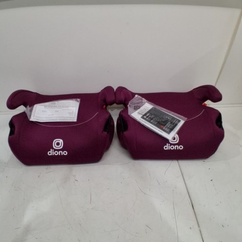 2PK DIONO SOLANA NO LATCH BACKLESS BOOSTER SEAT - 40-120LB CAPACITY - PINK (MODEL: 32061-NA-01) image 4