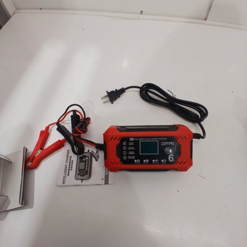 COREBOX POWER 7-STAGE INTELLIGENT BATTERY CHARGER AND MAINTAINER - 12V 10A & 24V 5A - RED (MODEL: H-10CD) image 2