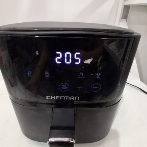 CHEFMAN COMPACT DIGITAL TOUCH AIR FRYER - 4 QT - BLACK (MODEL:RJ38-4TB-WMC) image 2