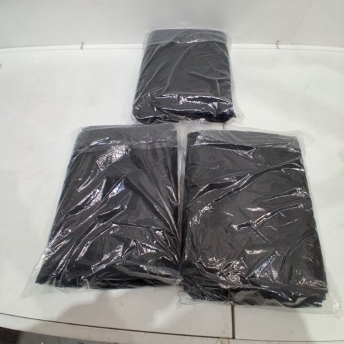 (3) URBY REUSABLE RECTANGULAR TABLE CLOTHES - 90" X 132" - BLACK image 4