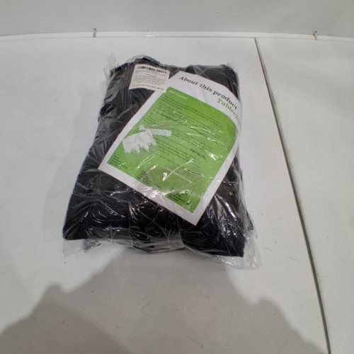 (3) URBY REUSABLE RECTANGULAR TABLE CLOTHES - 90" X 132" - BLACK image 5