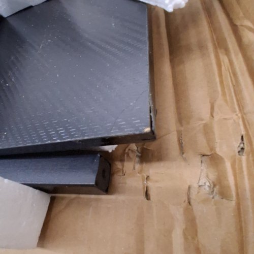 ODK REVERSIBLE L SHAPED GAMING DESK WITH MONITOR SHELVES, STORAGE SHELVES, USB CHARGING PORTS AND LED LIGHTS - 58" - BLACK CARBON (MODEL:A04) image 4