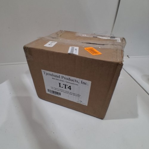 TJERNLUND LINT TRAP FOR DRYER BOOSTER FANS - WHITE/GREY (MODEL: LT4) image 4