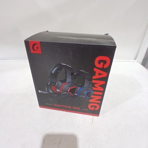GMRPWNAGE WIRELESS BLUETOOTH NOISE CANCELING GAMING HEADSET - RED / BLACK (MODEL: CAPTAIN 100) image 2