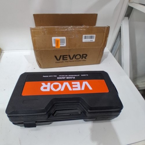 VEVOR PORTABLE LOW PROFILE STEEL FLOOR JACK WITH SINGLE PISTON QUICK LIFT PUMP & TRAVEL CASE - 5"-12" LIFT HEIGHT - 3300LB CAPACITY - YELLOW/BLACK (MODEL: VL-80015) image 4
