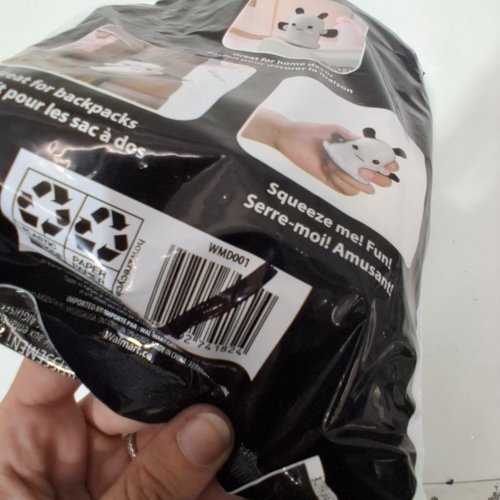 GHOST PLUSH TOY CROCHET KIT - WHITE/BLACK (ITEM: WMD001) image 2