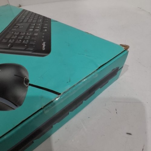 2PC LOGITECH MK120 WIRED DESKTOP KEYBOARD AND MOUSE COMBO - BLACK (MODEL : MK210 CORDED) image 3