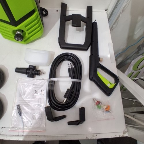 GREENER 2500 PSI ELECTRIC HIGH PRESSURE WASHER WITH SOAP CANNON - 23FT OUTLET HOSE, 2.4 GPM - GREEN (MODEL: C10 PLUS) image 4