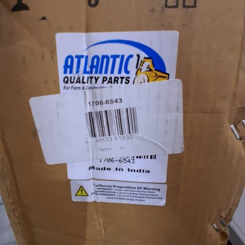 ATLANTIC TRACTOR RADIATOR - REPLACEMENT FOR VARIOUS CASE INTERNATIONAL HARVESTER MODELS - BLACK (MODEL: 1706-6543) image 2