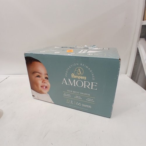 66PK PAMPERS AMORE DIAPERS - SIZE 3 - WHITE image 3
