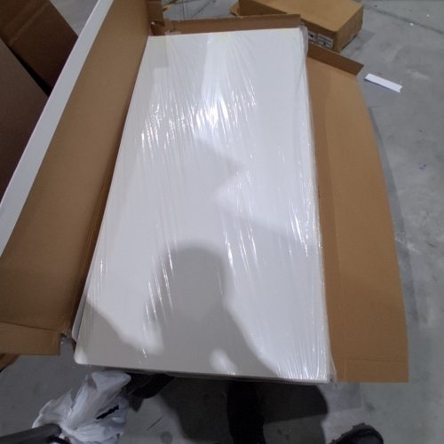 10PK ART3D SMOOTH DROP PVC CEILING TILE - 2FT X 4FT - WHITE - (MODEL: C10921) image 2