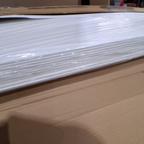 10PK ART3D SMOOTH DROP PVC CEILING TILE - 2FT X 4FT - WHITE - (MODEL: C10921) image 3