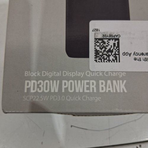 DIGITAL DISPLAY QUICK CHARGE POWER BANK - 30W - BLACK image 3