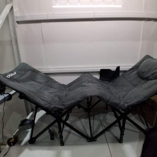 ATORPOK FOLDING PORTABLE CAMPING COT - 450LB CAPACITY - GREY image 2