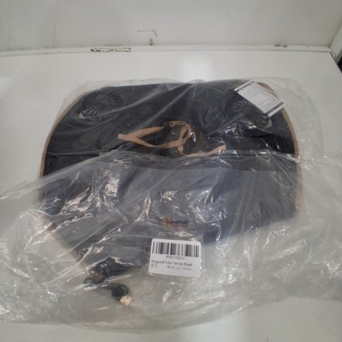 UNISEX KINGMALL SOLAR FAN HAT - SMALL TO MEDIUM - KHAKI/BLACK image 3
