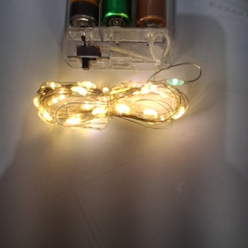 LED OUTDOOR COLLAPSIBLE GLOW BALL LIGHT - 25" - WARM WHITE image 2