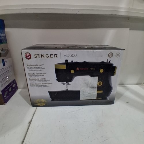 SINGER HEAVY DUTY 500 CLASSIC SEWING MACHINE WITH 23 BUILT-IN STITCHES - BLACK/GOLD (MODEL: HD500) image 7
