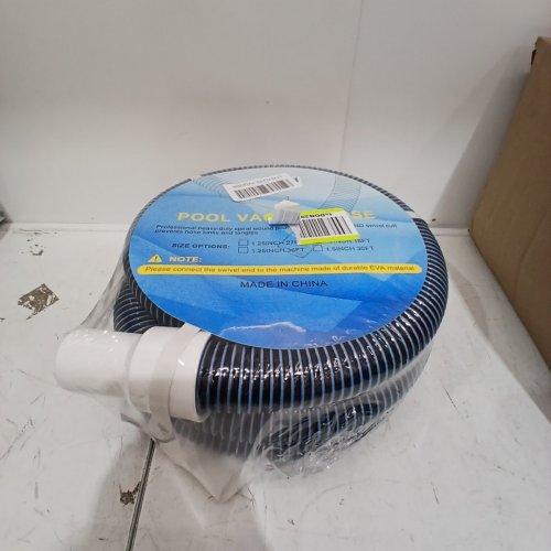 GUEQUITLEX POOL VACUUM HOSE WITH SWIVEL CUFF - 1/2'' DIAMTER - FLEXIBLE AND HEAVY DUTY FOR BOTH ABOVE AND BELOW GROUND POOLS 18FT image 2